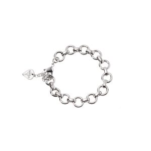 Oval Link Charm Bracelet