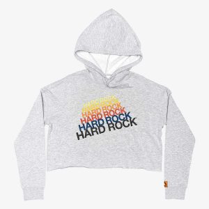 Women's Heritage Cropped Rainbow Hoodie