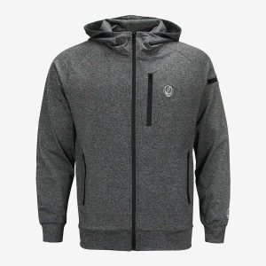 Grateful Dead Stealie Performance Hoodie in Charcoal