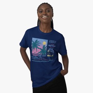 Oracle Red Bull Racing Palm Tree Tee in Navy